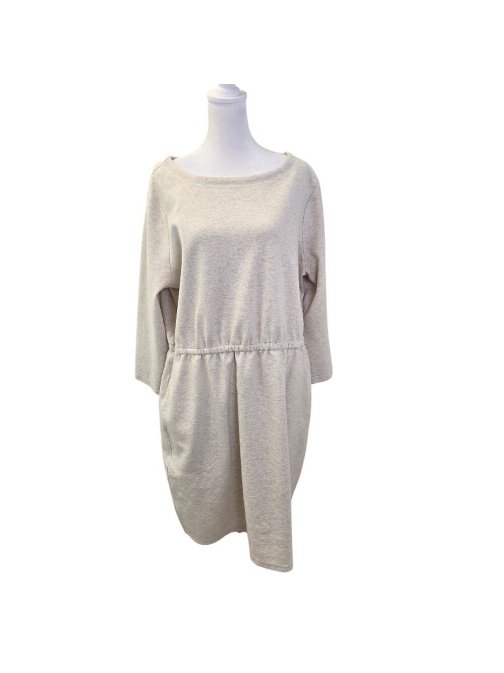 Duluth Trading Company Ponte Pro Knit 3/4 Sleeve Sweatshirt Dress Size XL *Missi